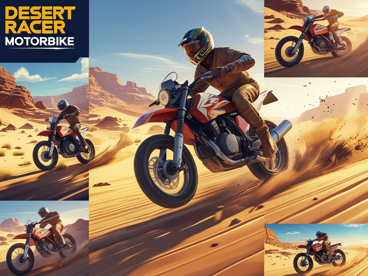 Desert Racer Motorbike