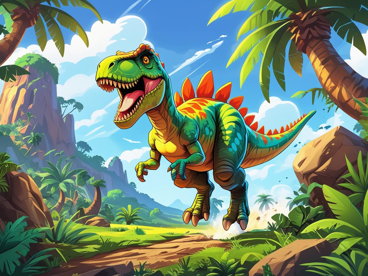 Dinosaur Shifting Run