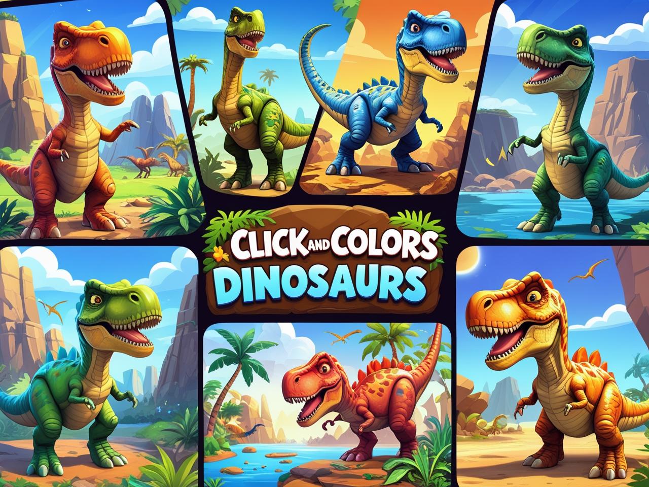 Click And Colors Dinosaurs